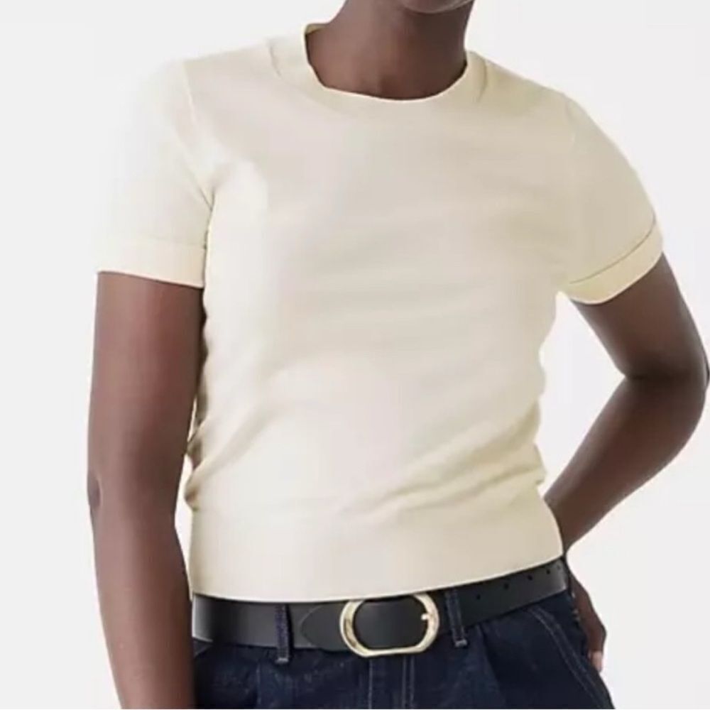 J.Crew Shrunken  lyocell-blend T-shirt NWT Size XS
